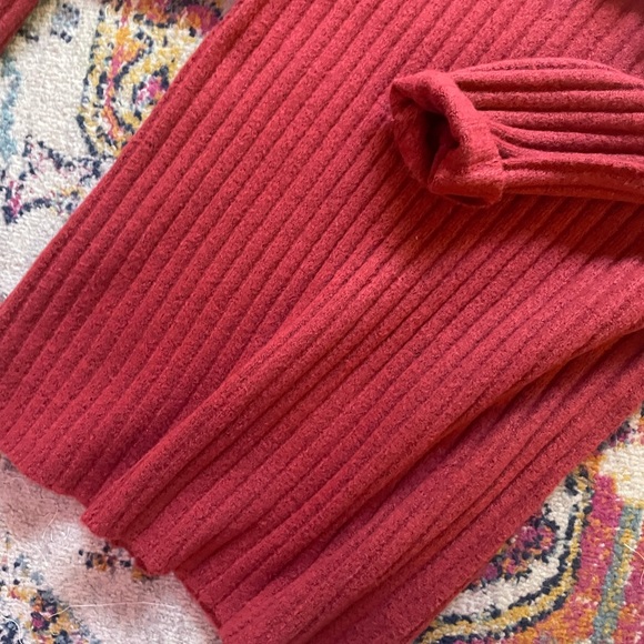 NWT Open Edit Knit Tunic Mockneck Sweater - Picture 5 of 5